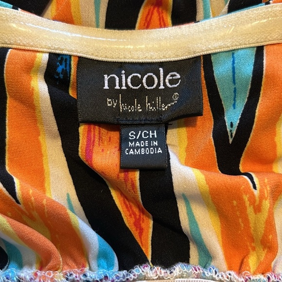 Nicole by Nicole Miller Asymmetrical Maxi Dress H12 - Picture 3 of 4
